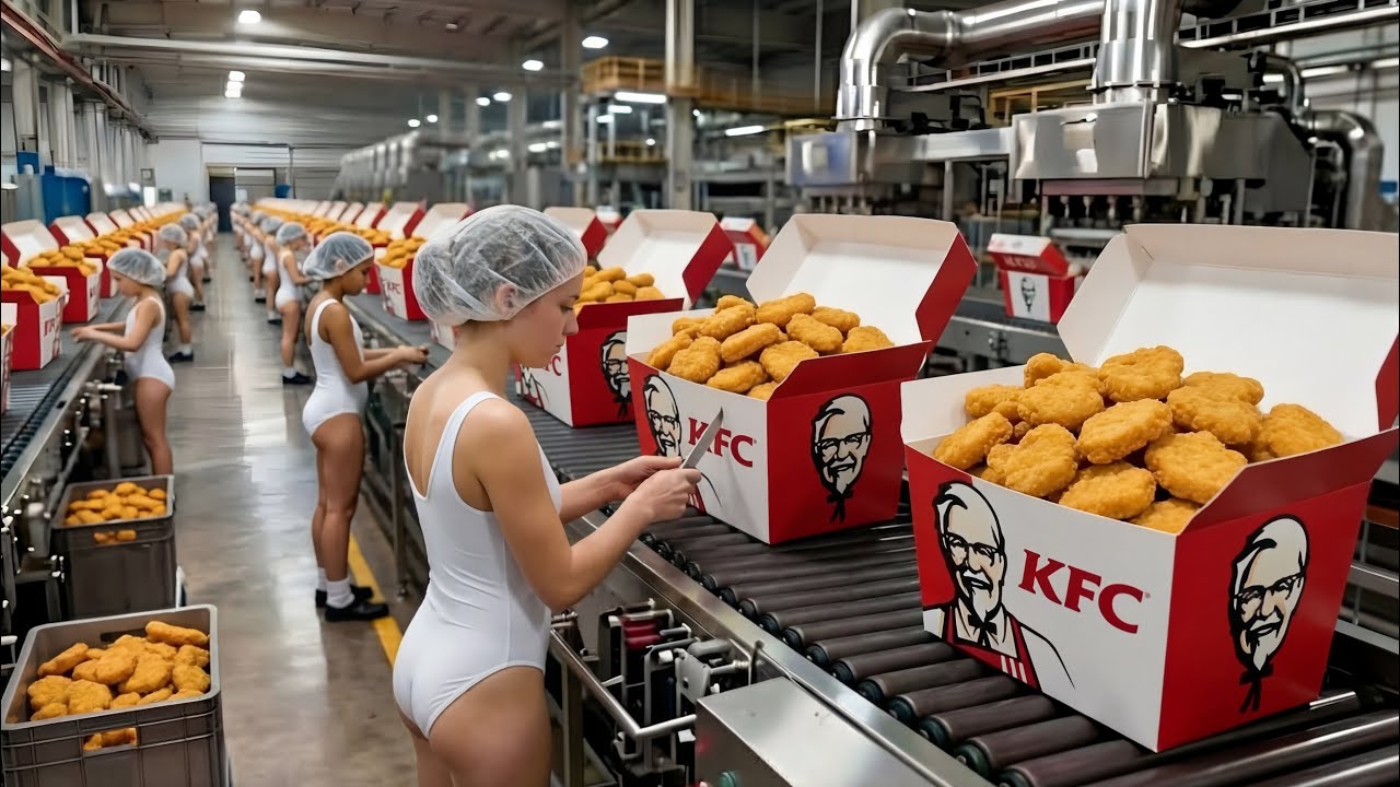 Inside the KFC Factory: From Fresh Chicken to Crispy Perfection (Full ...