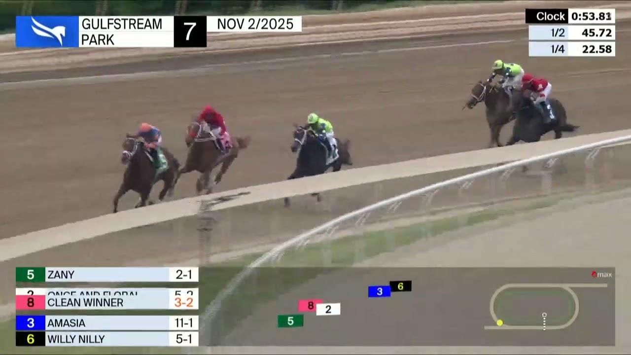 Gulfstream Park, 2 ноября 2025 г., гонка 7