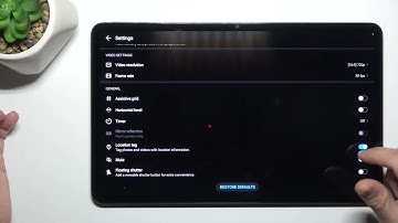 Honor Pad 8 - How to Manage Photo Location Tag? Add / Remove Camera Geo-tagging