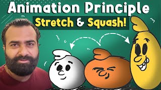 Animation Principles - Stretch And Squash (Class-96) ll 2D Animation