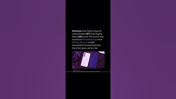 Samsung have chosen Theta network for NFTs #samsung #theta #nft #nfts #marketplace #crypto #altcoin