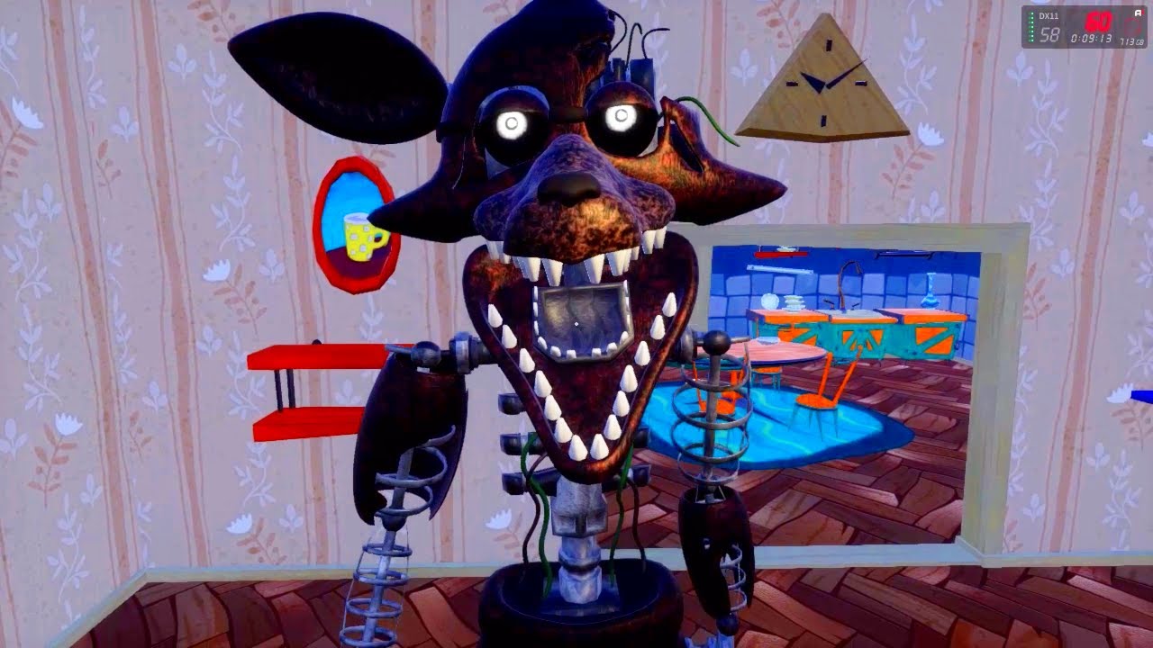 Ignited Foxy in Hello Neighbor