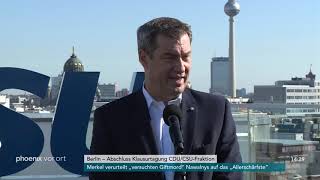 Statements Von Dobrindt Und Söder Zum Abschluss Der Klausurtagung Cducsu-Fraktion Am 03.09.20