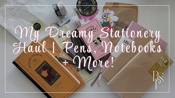 Stationery Lovers, You NEED to See This Haul | Phidon Pens, Leuchtturm1917, Fountain Pens + More!