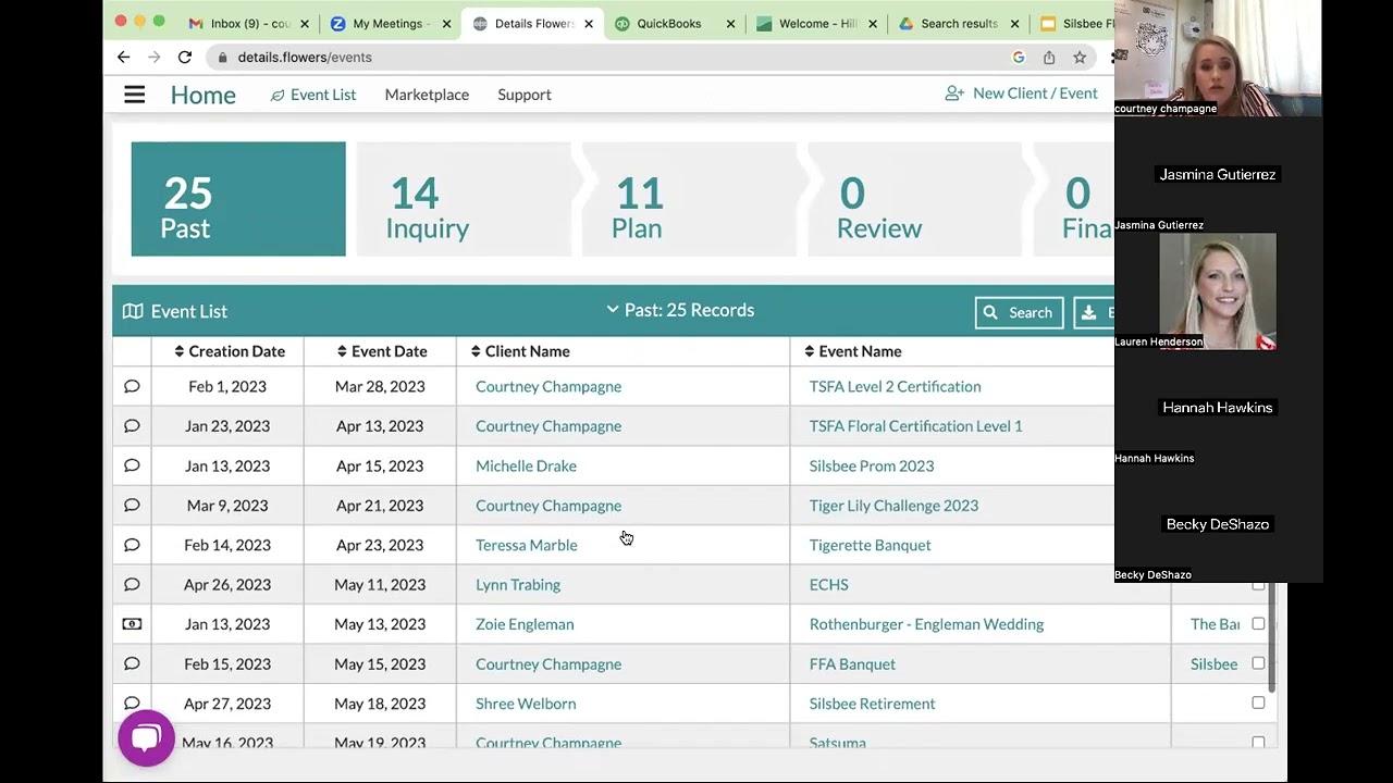 6/5/23 Virtual Floral Design Teacher Meet Up