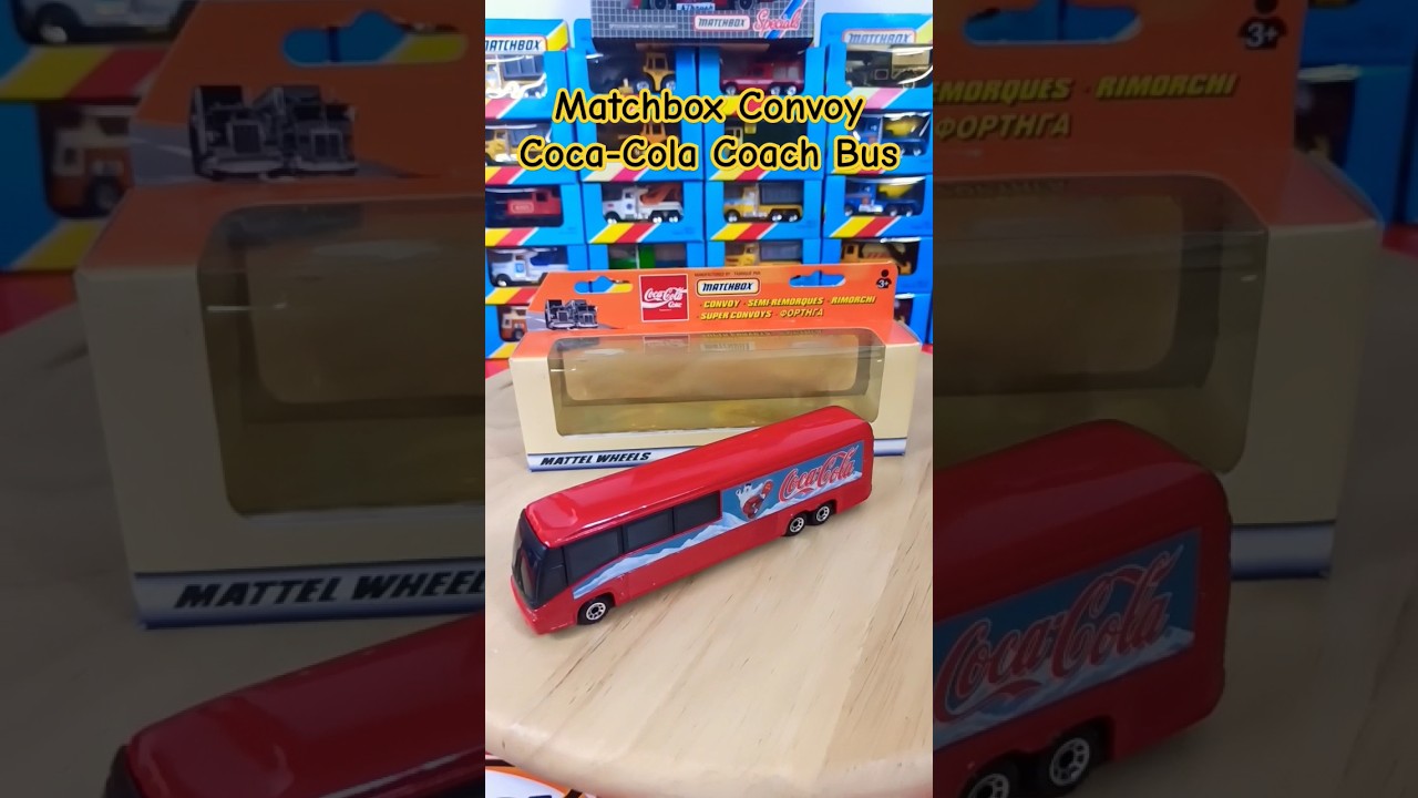 Matchbox Convoy Coca-Cola Coach Bus 