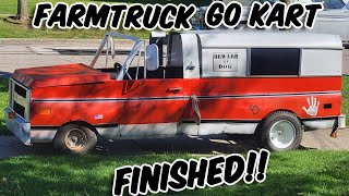 THE FARMTRUCK GO KART COMPLETE!! #farmkart #minifarmtruck