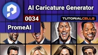 0034. AI Caricature Generator in PromeAI ( AI art generator )