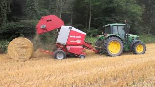 Straw baling: 6230 + Welger