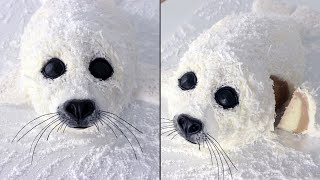 Hyper Realistic Baby Seal Cake Tutorial! | Animal Cakes