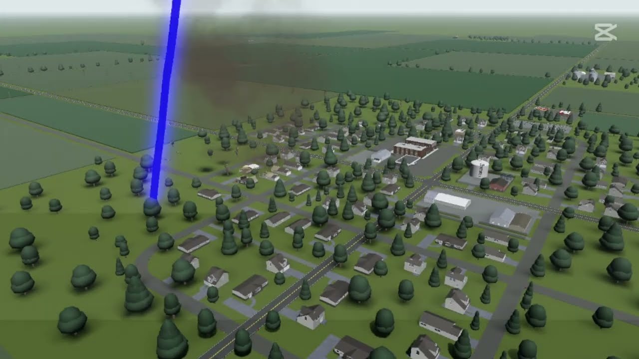 Strong And Brief Tornado Hits A Town Roblox RTS Chasing YouTube 