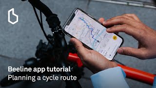 Planning a cycle route | Beeline app tutorial screenshot 1