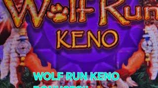 WOLF RUN KENO BONUSES!  AMMUNITION!! #keno #kenonation #win #casino #