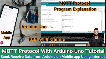 MQTT Protocol On Arduino | IoT Data Communication with MQTT Protocol using Arduino Uno and ESP8266