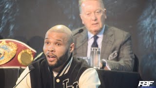 Wow Chris Eubank Jr Rages At Eddie Hearn And Frank Warren In Explosive Press Conference Rant