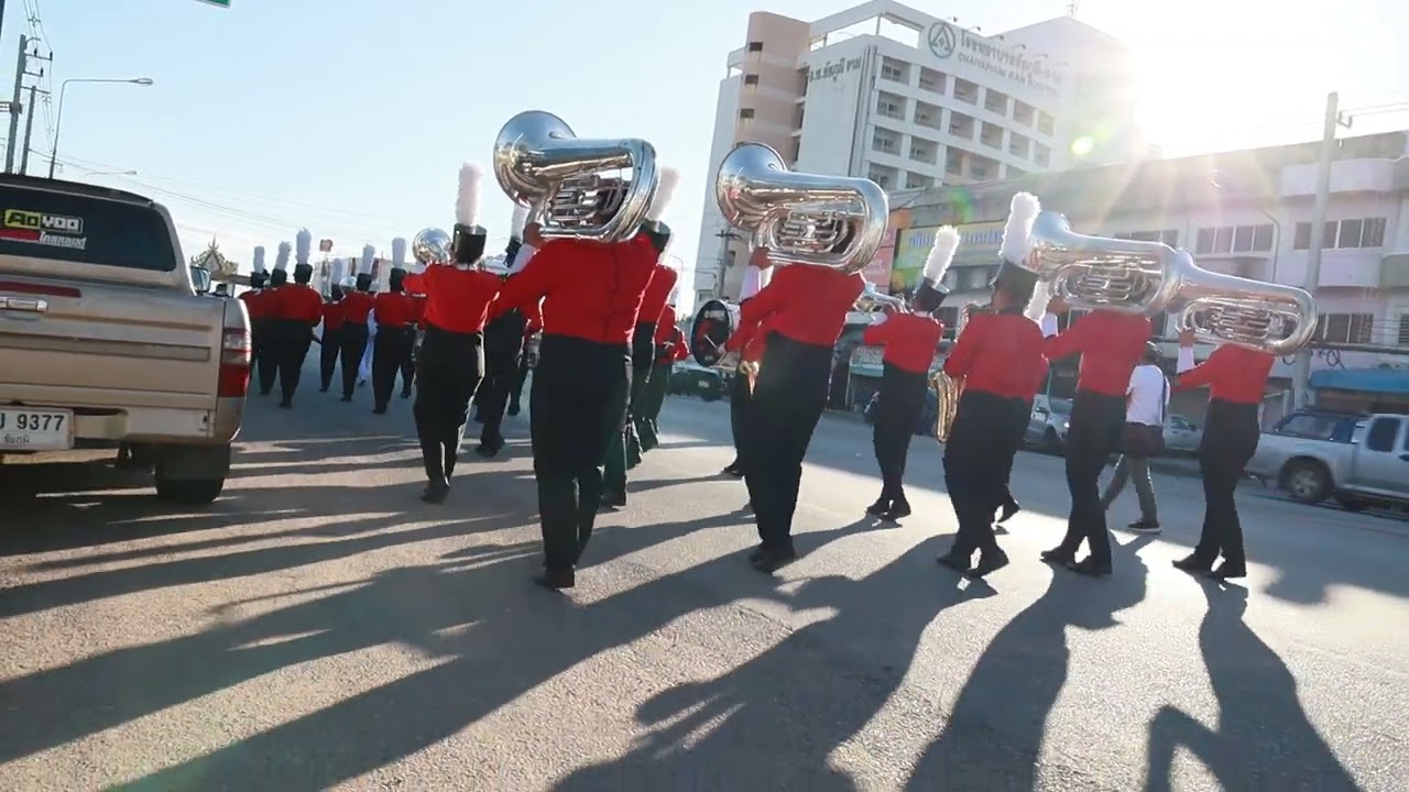 วงโยธวาทิตพิมายวิทยา Parade 1 #นครชัยบุรินทร์