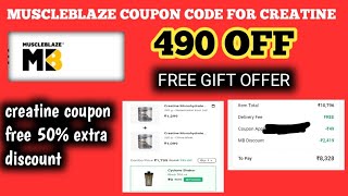 muscleblaze coupon code for creatine || muscleblaze creatine coupon code