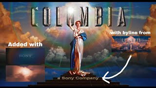 Columbia Pictures 1993 logo with 2021 Sony logo and 2013 byline (feat. 2022 transition) [1.85:1]