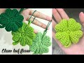 How to Crochet a Clover Keychain in 5 Minutes || step by step 