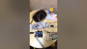 Arduino - Протатип теплицы полив, форточки, тачскин и 3 разрядный индикатор