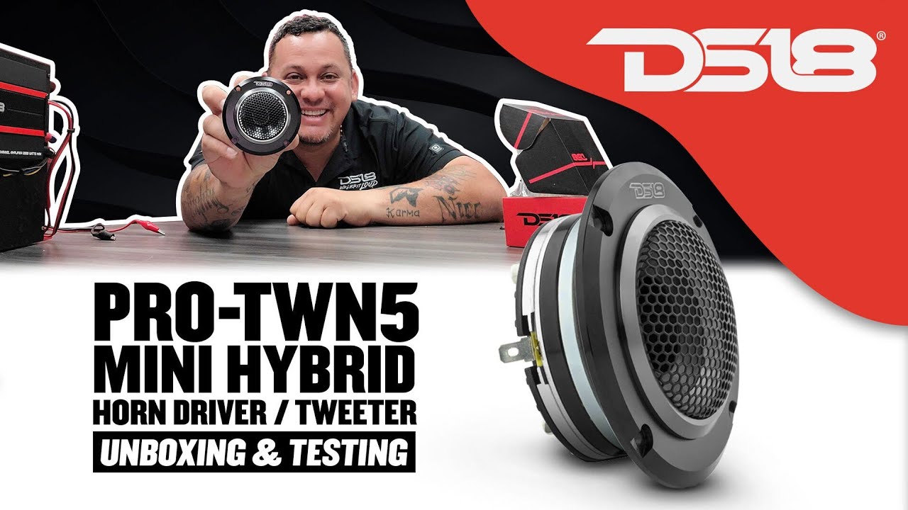 DS18 PRO-TWN5 Neodym Hochtöner – 3,6" Super Bullet, 200W RMS, 400W Max, 4 Ohm, Generalüberholt