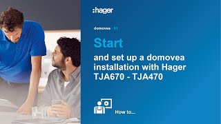 1. Start and set up a domovea installation with Hager TJA670   TJA470 screenshot 4