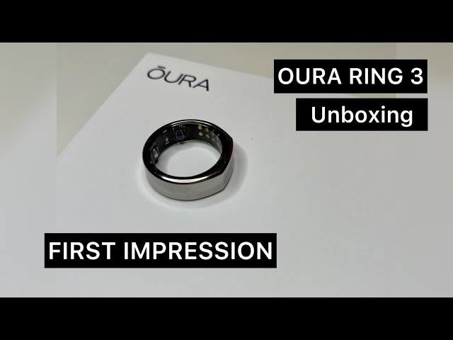 NEW: Oura Ring Version 3 Sizing Kit First Impressions & Unboxing 