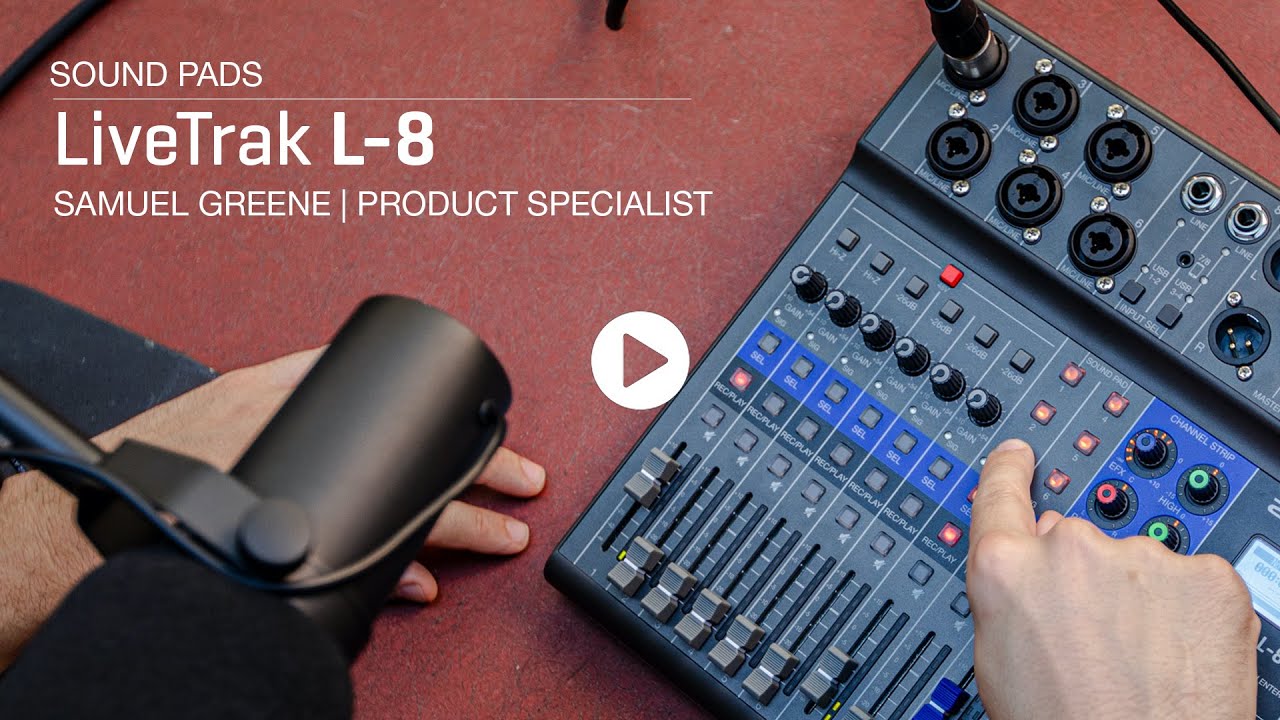 Overview : The Zoom LiveTrak L-8 - YouTube