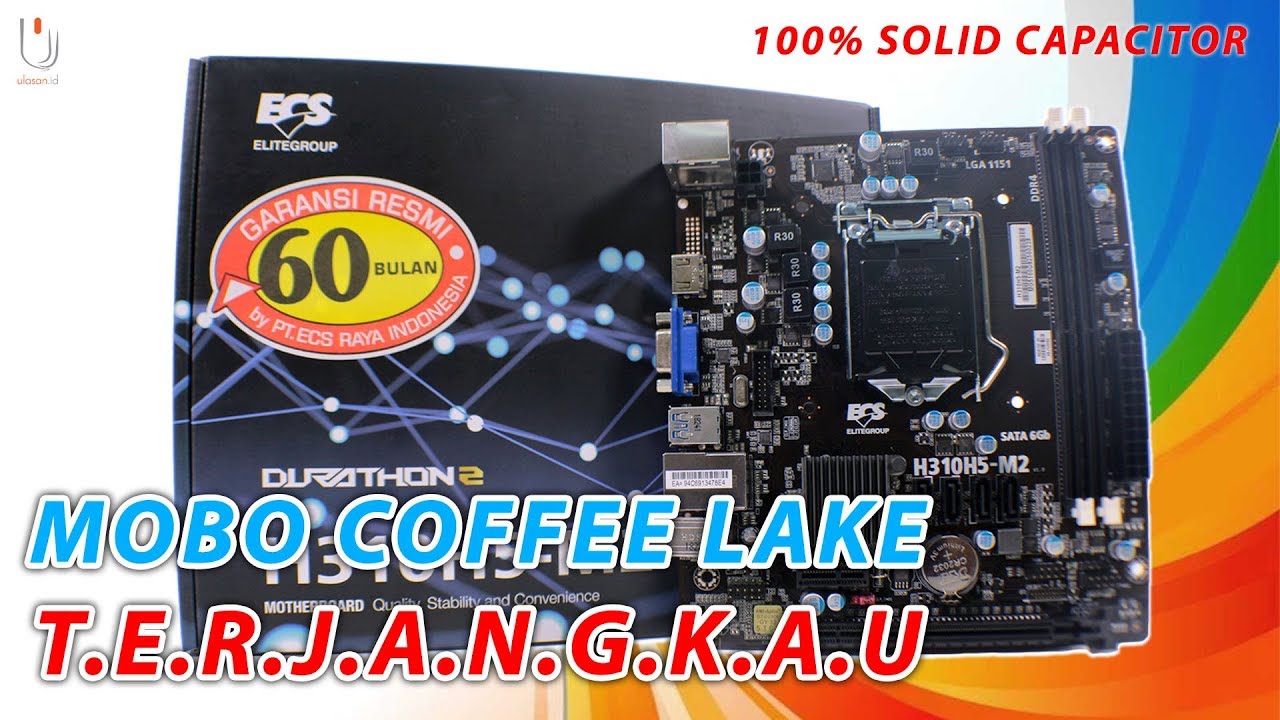 Motherboard Intel Coffee Lake Cuma 900 Ribuan??? | ECS H310H5-M2