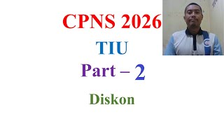 Persiapan CPNS 2026 - TIU - Diskon Part - 2