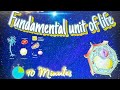 Complete Fundamental unit of life in 10 minutes #ppt #biology #teaching #educational 