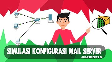 SIMULASI KONFIGURASI MAIL SERVER SEDERHANA | CISCO PACKET TRACER #BASICCPT10