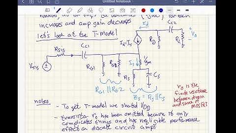 Part 1   Low Freq Response MOSFET CS Amplifier