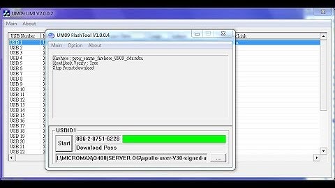 micromax q400 flashing UM09 FlashTool V1004