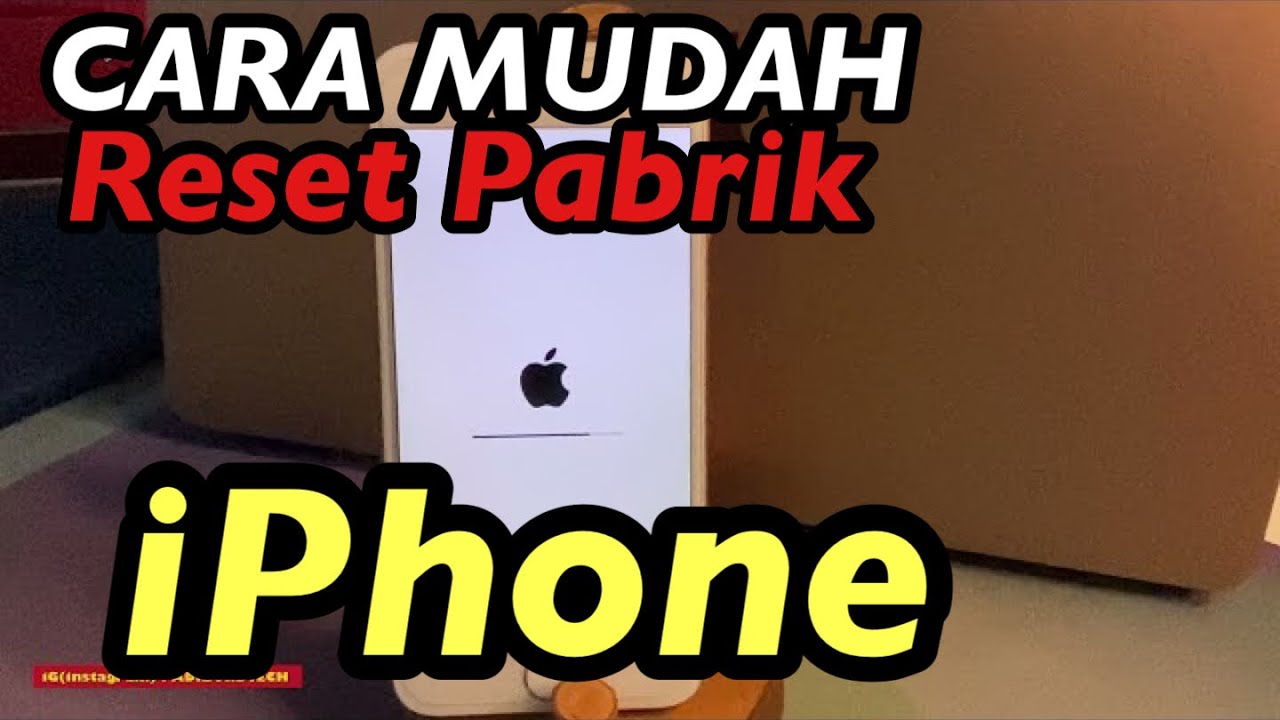 Reset Pabrik iPhone 6 ios 12.5.4