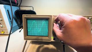 Tektronix 2235 100 MHz 2 channel oscilloscope Testing was suppose to be broken.