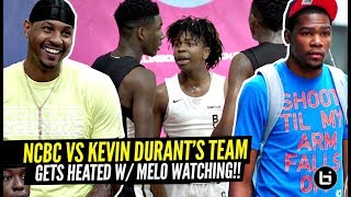 North Coast Blue Chips HEATED Game vs Kevin Durant's Team w\/ Carmelo Anthony Watching!!