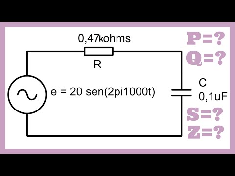 Vídeo: Qual é o fator de potência do circuito RC?