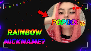 RAINBOW NICKNAME??; GIVEAWAY | Agma.io