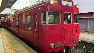 普通東岡崎行き6両　名鉄6000系＋6500系（6040f＋6514f） 金山駅発車動画