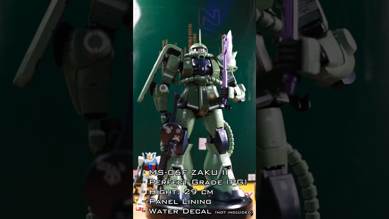 PG 1/60 MS-06F ZAKUⅡ - Model Kit Articulado - Bandai – BlasterChile