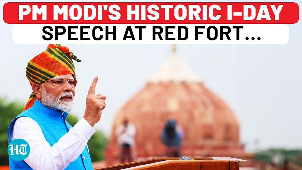 PM Modi’s Full I-Day Speech: From Jibes At Opposition To Viksit Bharat Pledge & More | Watch