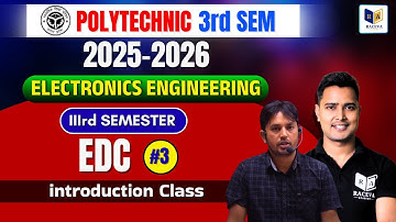 🔴 Electronics Device and Circuit || Bteup 3rd Semester | Demo Class  03