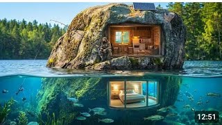 Building A Selret Room Inside A Trees Waterfall Campaign A Forst Asmr