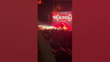 THE BLOODLINE ENTRANCE WWE LIVE DUBLIN IRELAND NOVEMBER 2024 