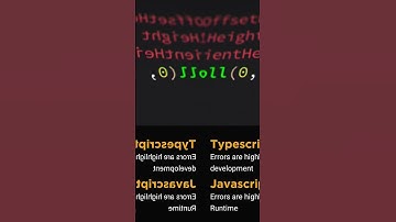 Typescript Vs Javascript | Difference Between Typescript and Javascript | #Shorts | Simplilearn