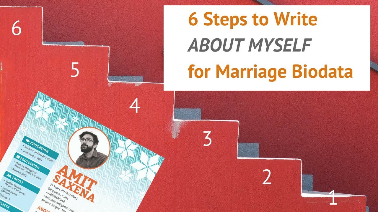 Biodata Format for Marriage - FREE Word and PDF Samples