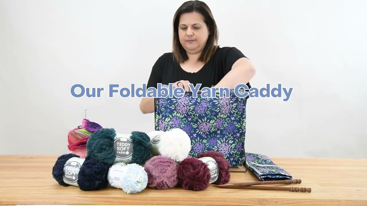 Discover our Foldable Yarn Caddy 🧶 