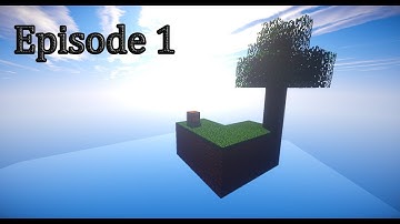 Minecraft Sky block || Episode 1 || time lapse