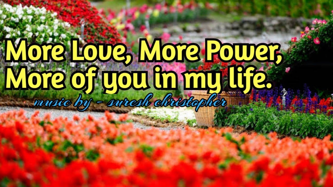 More love More power English Christian song Guitar cover Suresh